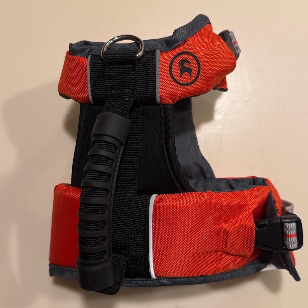 Backcountry x PetCo XS Dog Flotation Harness – Red & Black with Handle